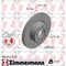 Zimmermann Brake Disc - Standard/Coated, 150342720 150342720 - alternate 1